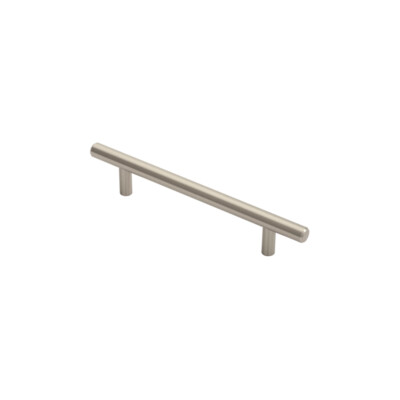 Steel reling handle brushed steel or chrome