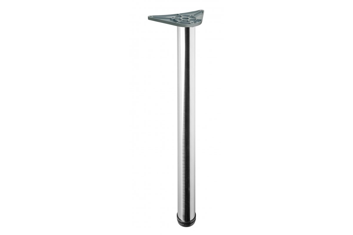Adjustable leg, brushed steel {710+30mm}