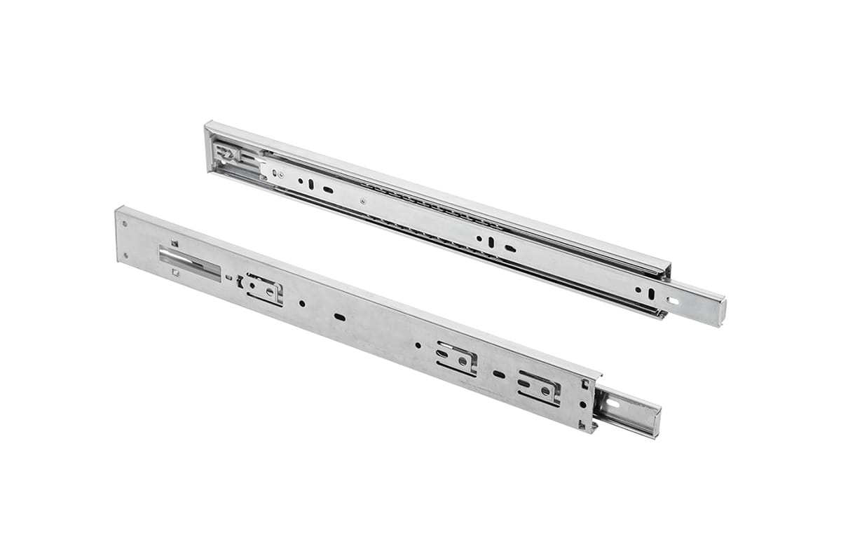 Push to open slide